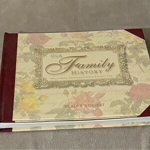 Our Family History, record book, Photo album and family tree NWOT